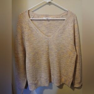 Daily Thread Women's Beige Sparkly Sweater